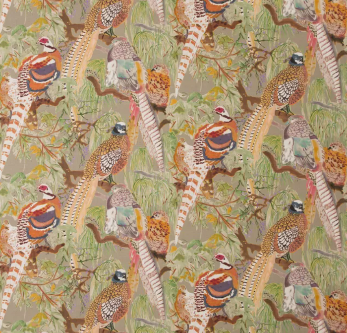 Game Birds in Stone by Lee Jofa Bolster Cover
