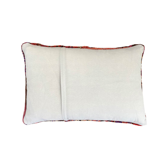 Handmade traditional Turkish oushak pillow cover made with vintage rugs 16x24 scandanavian eclectic boho decor