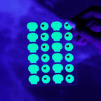 Glow in the Dark Skull Shaped Halloween Pimple Patches