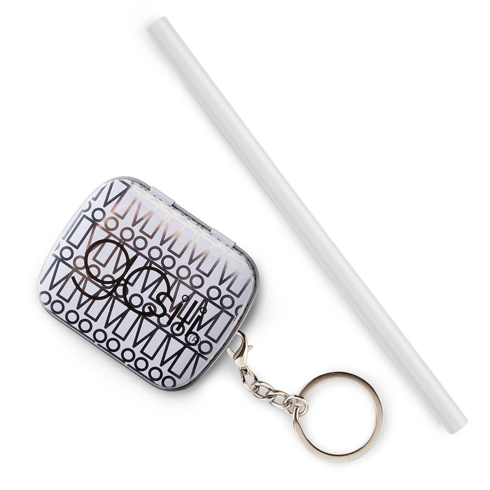 GoSili Reusable Silicone Straw + Keychain Case