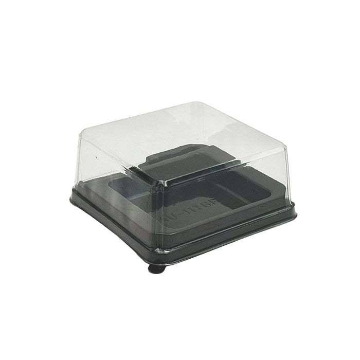 H50mm Square Internal Square With Clear Lid Container - TEM IMPORTS™