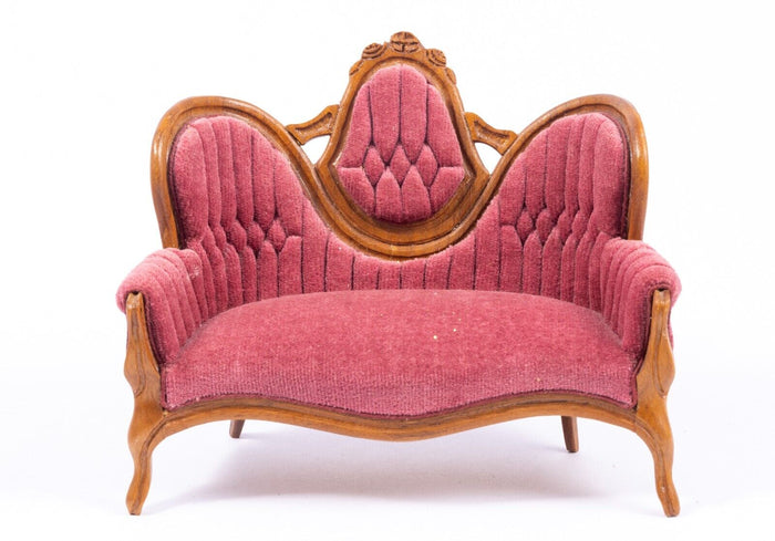 Handmade Leonetta Victorian Sofa & Chair Set with Ottoman