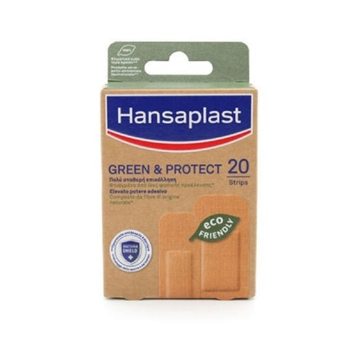 Hansaplast Green & Protect Αυτοκόλλητα Επιθέματα 20τμχ