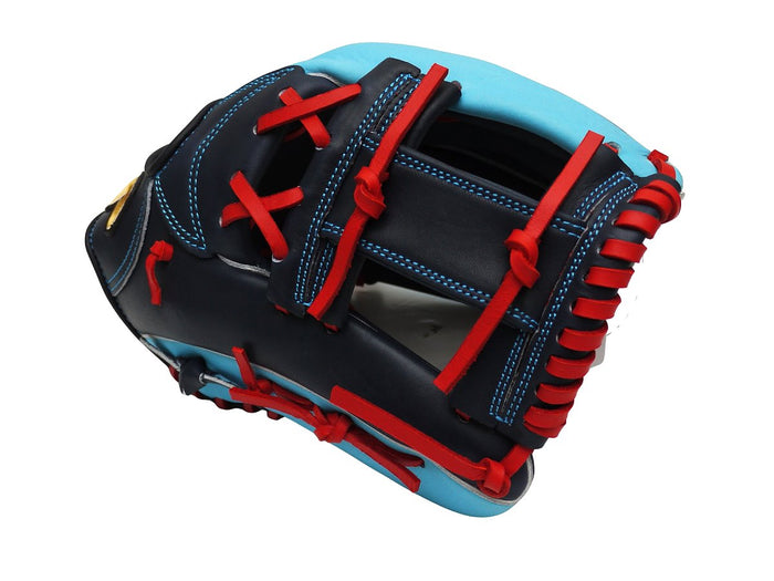 HATAKEYAMA Classic Series 12 inch Infielder Glove - Navy/Skyblue