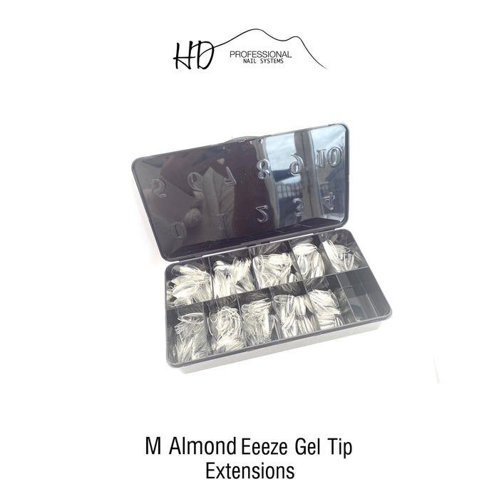 HD Eeeze Gel Nail Tips - Medium Almond *NEW*