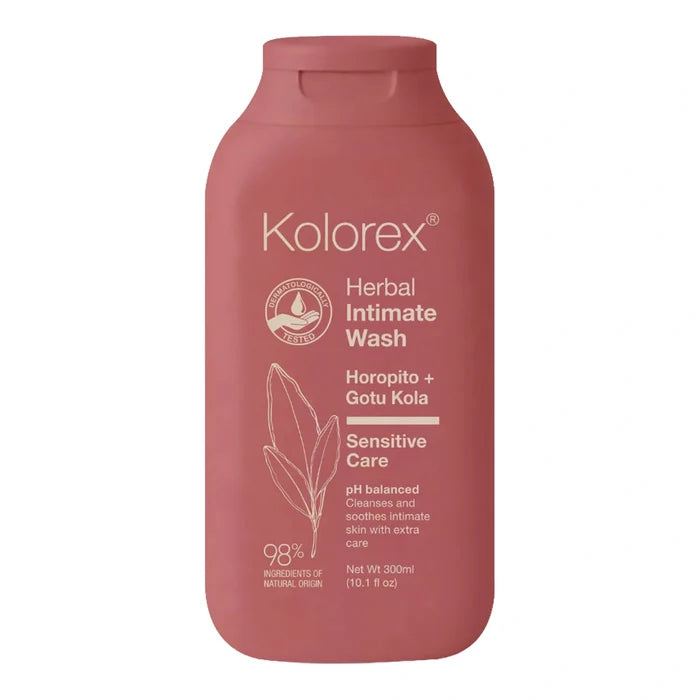 Kolorex Herbal Intimate Wash bottle on a white background