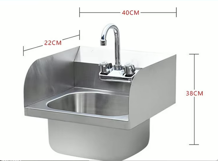 Hotel Equipment Stainless Steel Wall Mount Small Hand Washing Sink