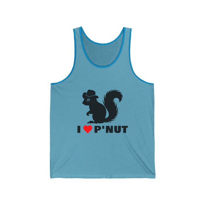 I ❤️ P'Nut Unisex Jersey Tank Top