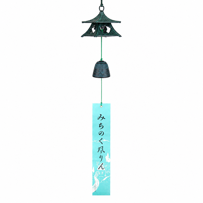 Japanese Fūrin Wind Bell – Nanbu Cast Iron & Temple Pavilion