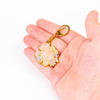 Japanese Gold-Tone Metal Keyring – Capybara Charm