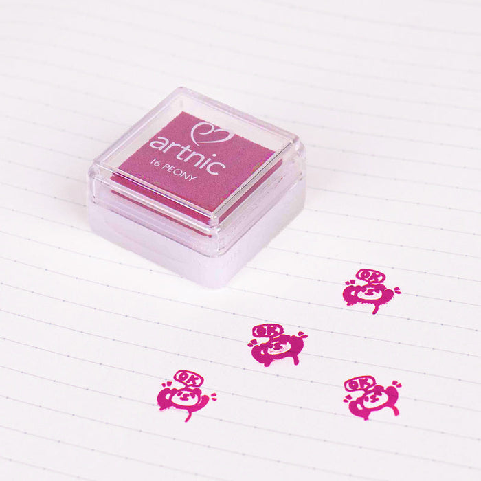 Japanese Ink Pad – 7 Colors to Choose From Peony Pink