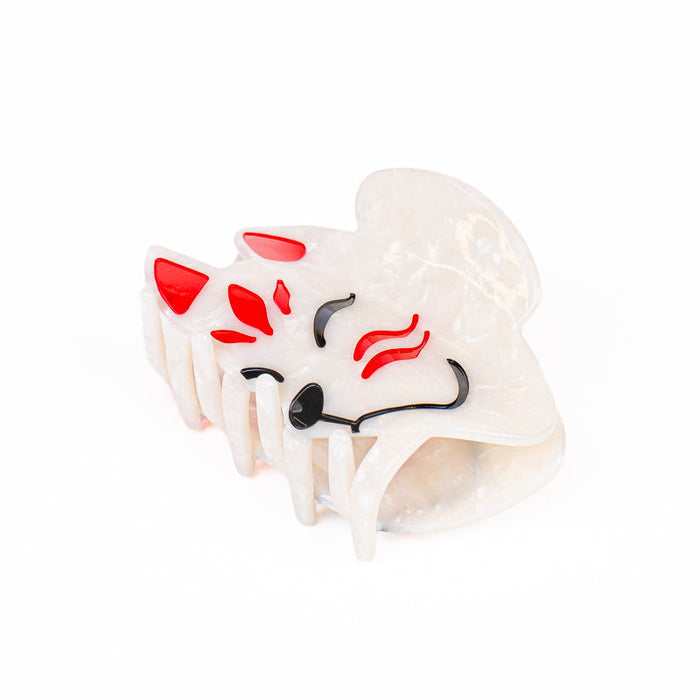 Japanese Kitsune Mask Hair Claw Clip