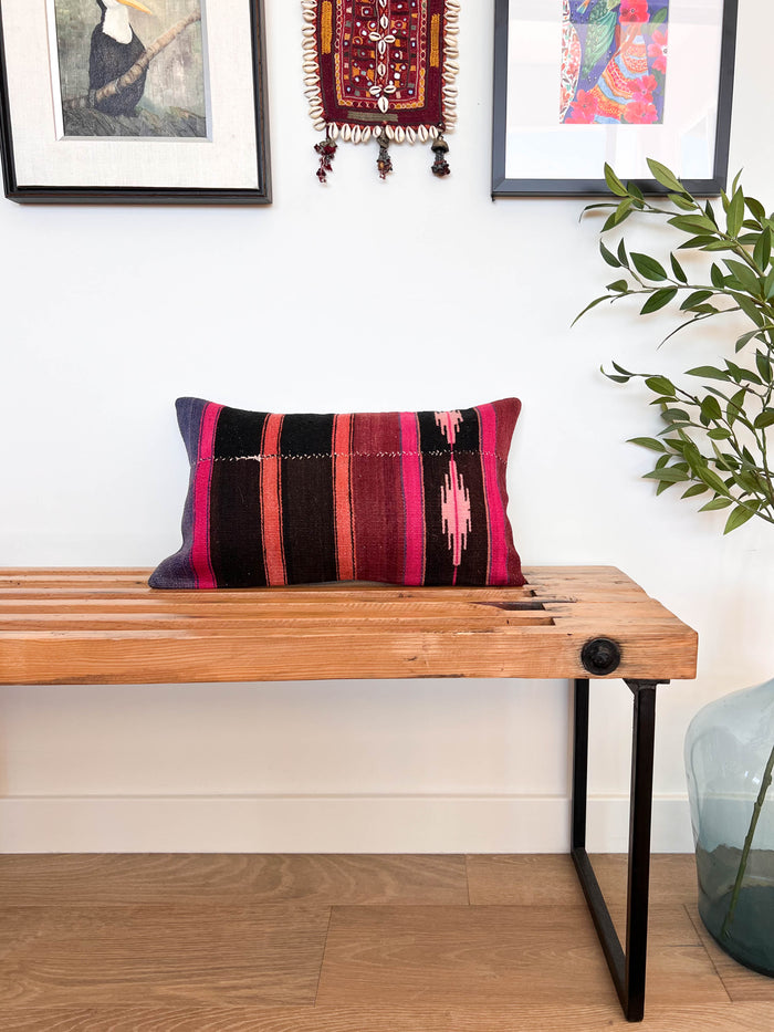 Jax Lumbar Kilim Pillow (12x20)