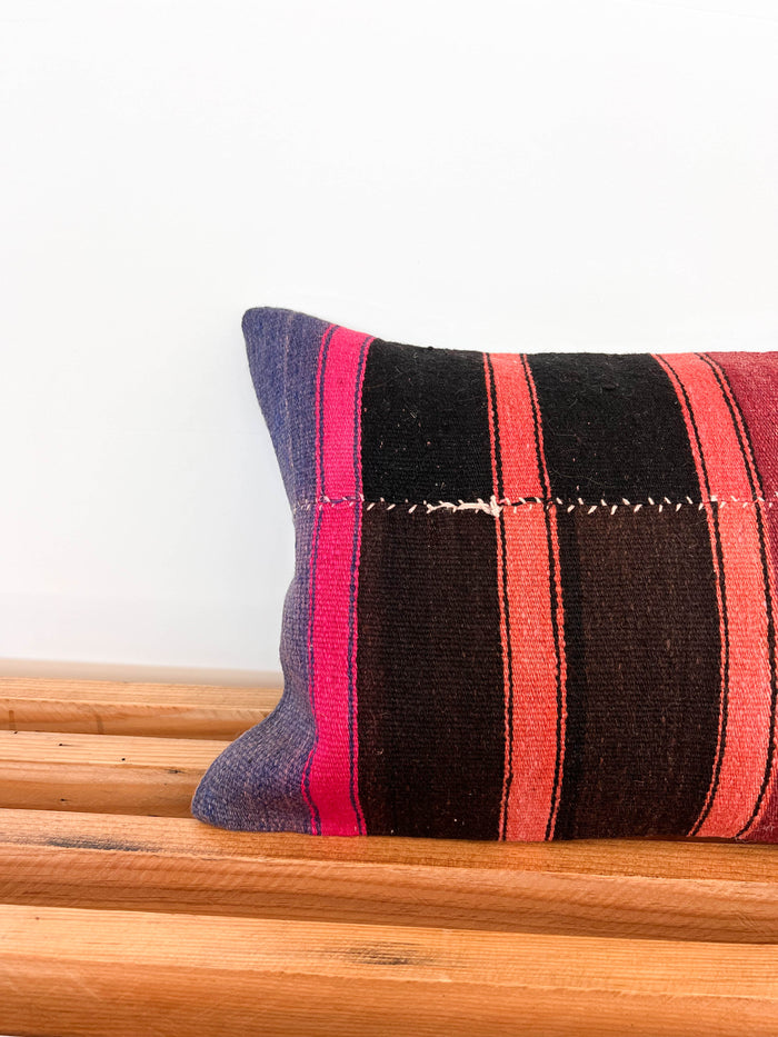 Jax Lumbar Kilim Pillow (12x20)