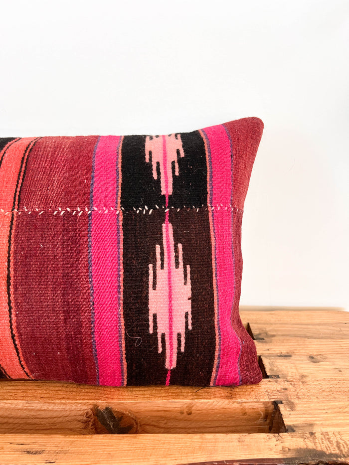 Jax Lumbar Kilim Pillow (12x20)
