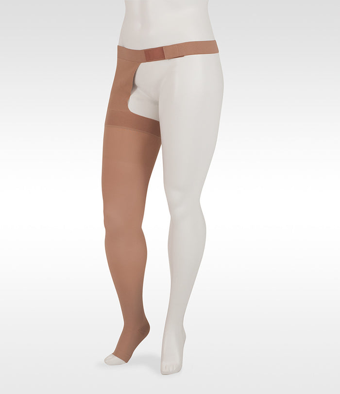 Juzo Dynamic Thigh High w/ Waist Attachment 40-50mmHg - Compression Level: Severe 40-50 MmHg - Male - Leg