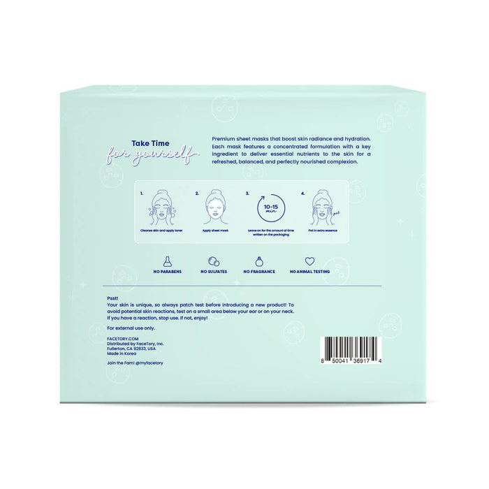K-Beauty Face Mask Gift Set - My Sheet Mask Story -Set of 23