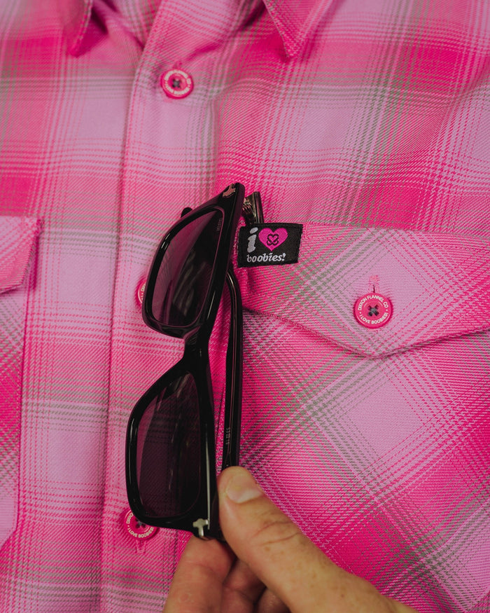 Keep A Breast I Love Boobies Flannel - Dixxon Flannel Co.