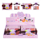 Kevin & Coco - Rainbow Twisty Braid Eyeshadow & Blush Palette Set - Purple