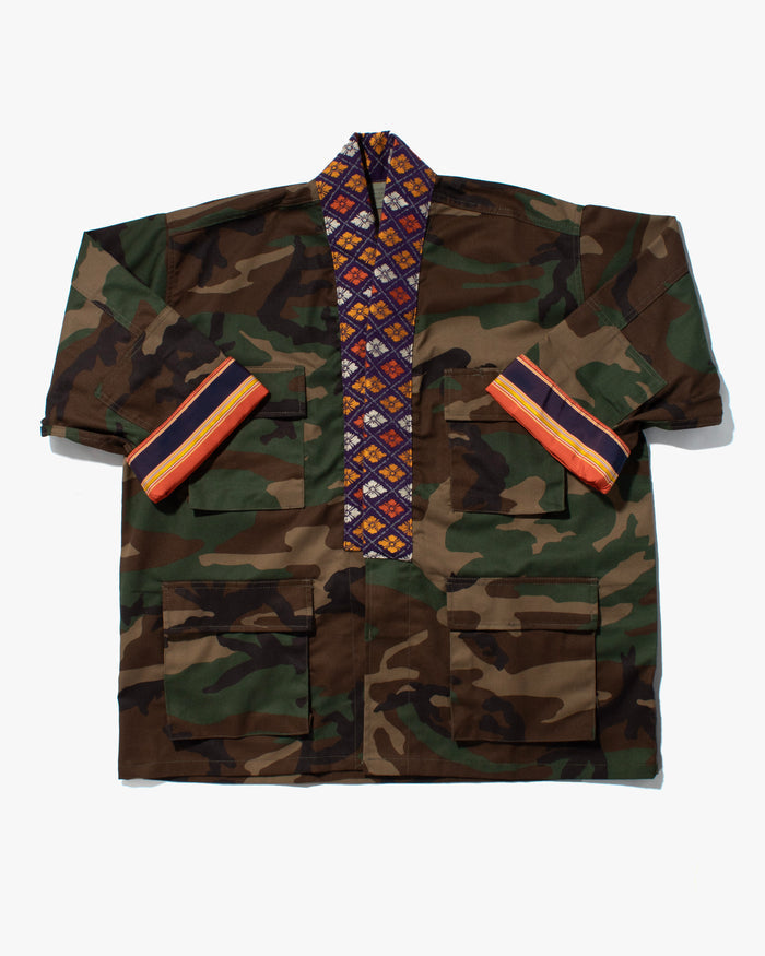 A - Royal Blue w/ Multicolor Hanabishi / L
