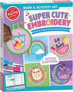Klutz Super Cute Embroidery Book & Activity Kit