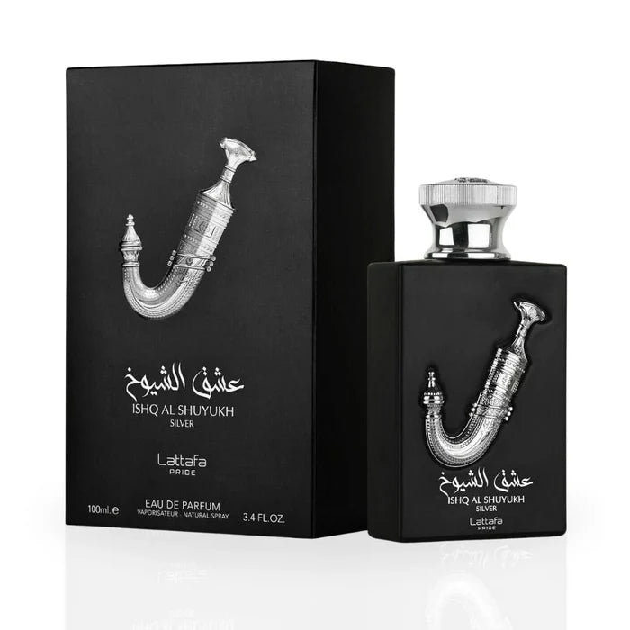 Lattafa – Ishq Al Shuyukh Silver Eau de Parfum 100ML (3.4oz)