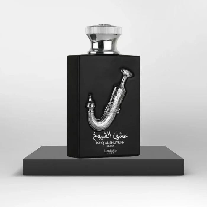 Lattafa – Ishq Al Shuyukh Silver Eau de Parfum 100ML (3.4oz)