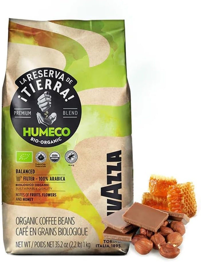 Lavazza - Lavazza La Reserva de iTierra Humeco Bio-Organic Espresso Coffee Beans 1000g