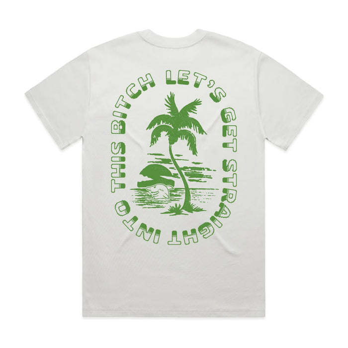 Lets Get Straight Tee – White - Kecks