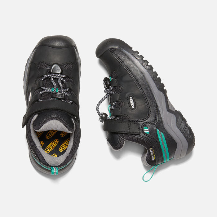Little Kid's Targhee Low Waterproof Black Star White