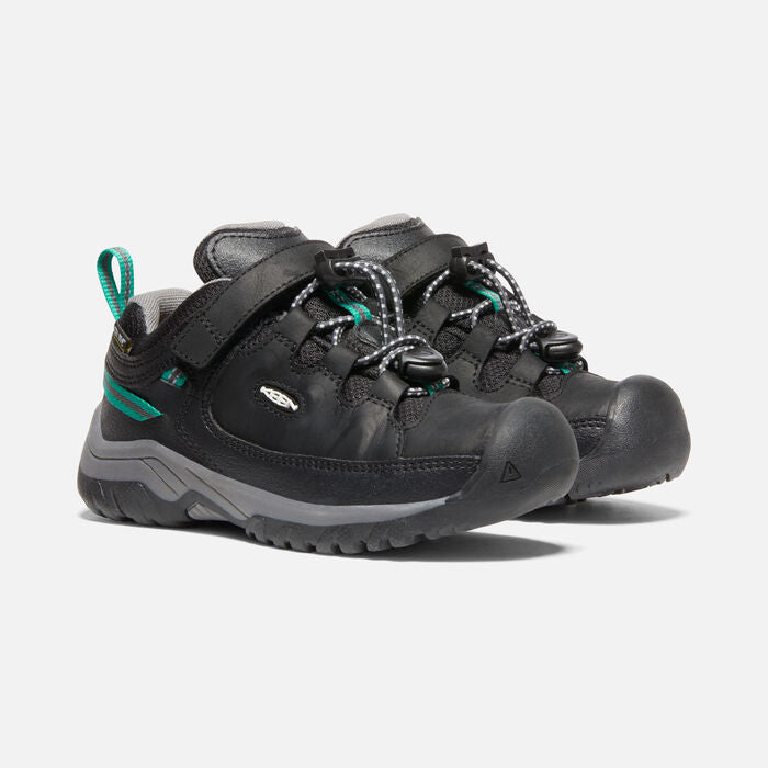 Little Kid's Targhee Low Waterproof Black Star White
