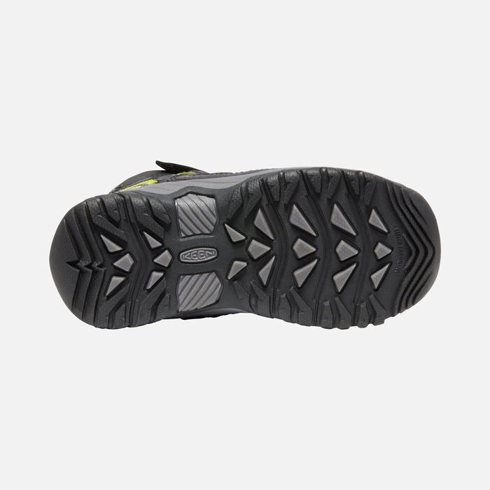 Little Kid's Targhee Mid Waterproof Black Steel Grey