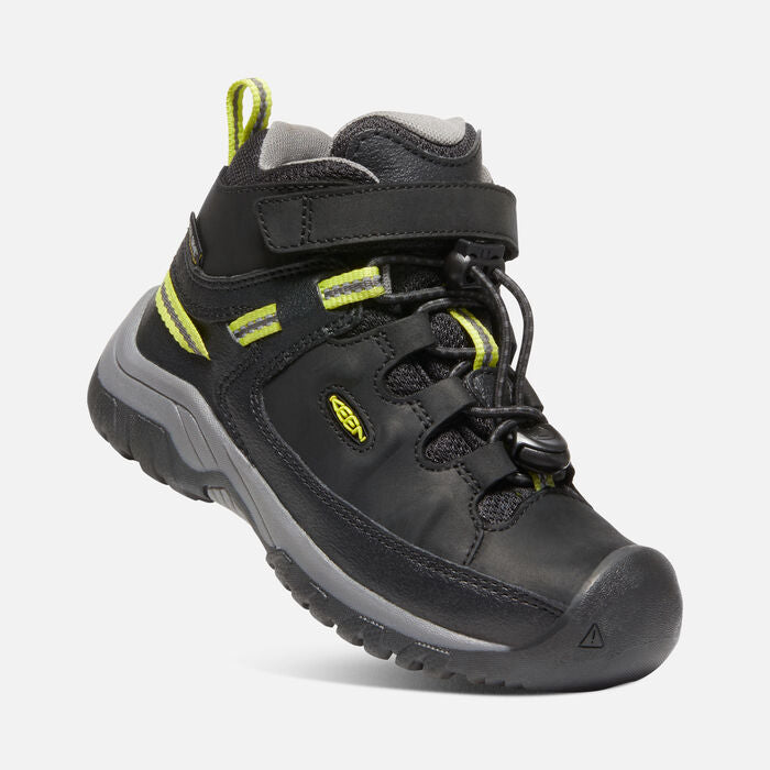 Little Kid's Targhee Mid Waterproof Black Steel Grey