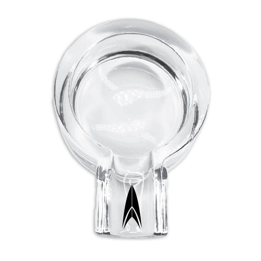 Lotus Clarity Clear Single Cigar Glass Ashtray - 24-8010