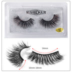 MA589 - 6D Natural False Lashes Thick Curls Long Lashes