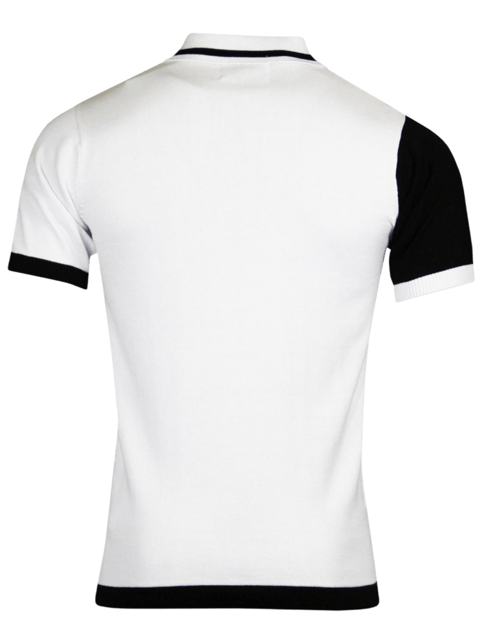 MADCAP  Maytal Mod Ska Check Stripe Polo