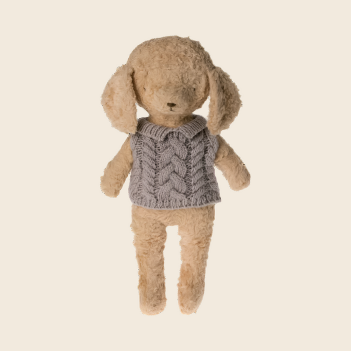 Maileg Puppy Pupply, Sweater - Heather