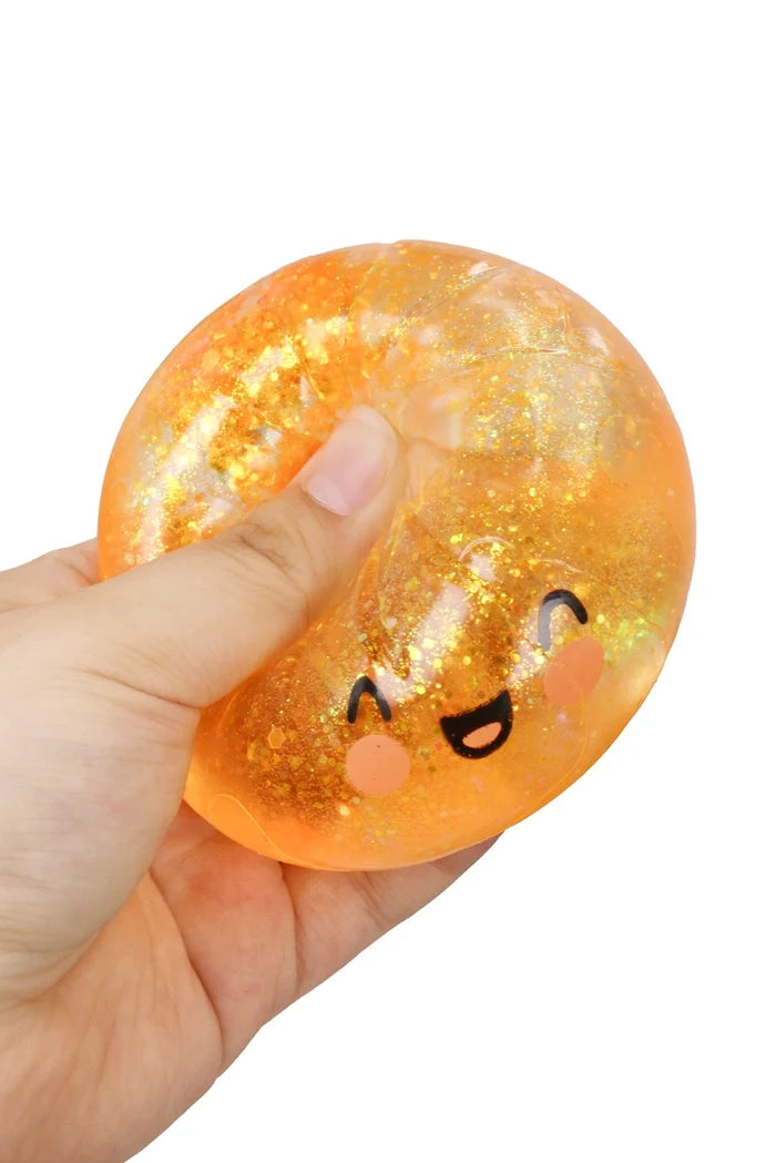 Maltose Glitter Mystery Color Dumpling Squish Toy