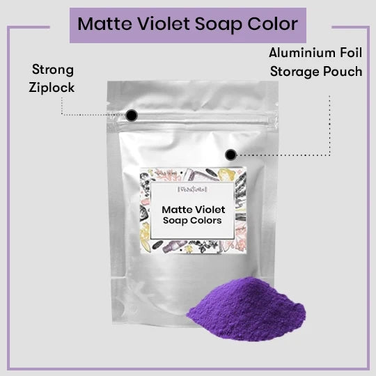 Matte Violet Soap Color