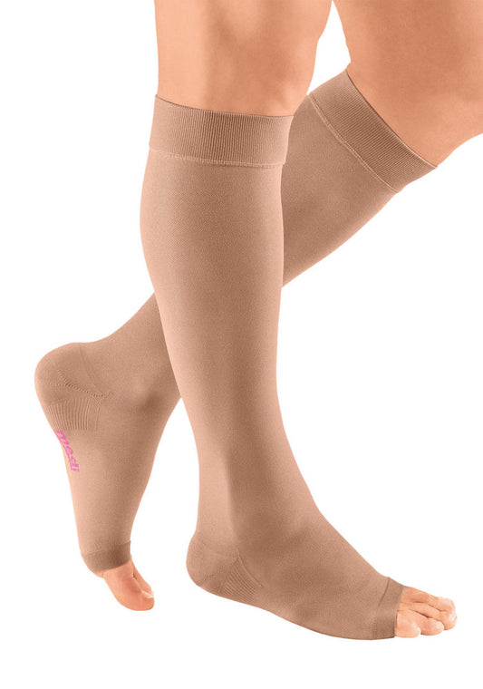 Medi Plus Knee High, Open Toe 40-50mmHg - Compression Level: Severe 40-50 MmHg - Unisex - Foot