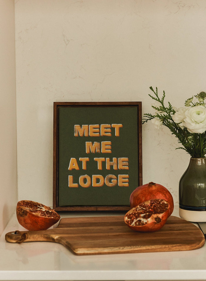 Meet Me at the Lodge, Canvas