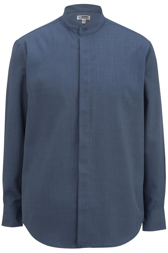 MENS BATISTE BANDED COLLAR SHIRT