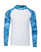 Men's Biloxi Performance Colorblocked Hooded Long Sleeve T-Shirt