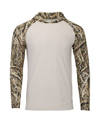 Men's Biloxi Performance Colorblocked Hooded Long Sleeve T-Shirt