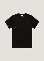 Men's Cotton Piqué T-shirt in Black