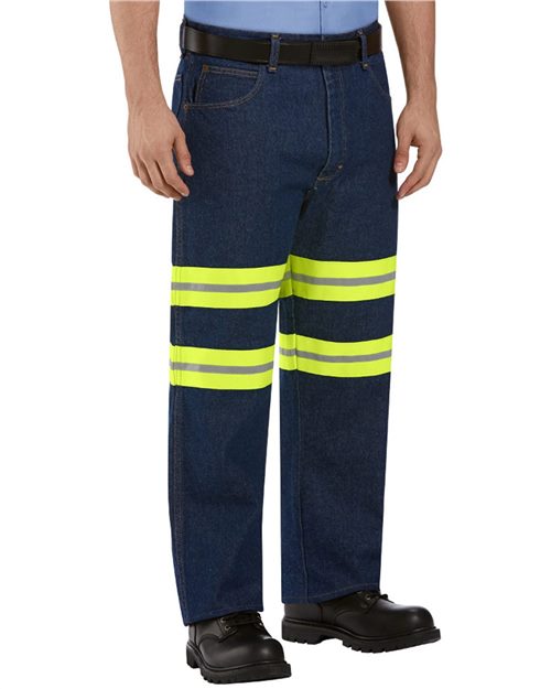 Men's Enhanced Visibility Relaxed Fit Jeans