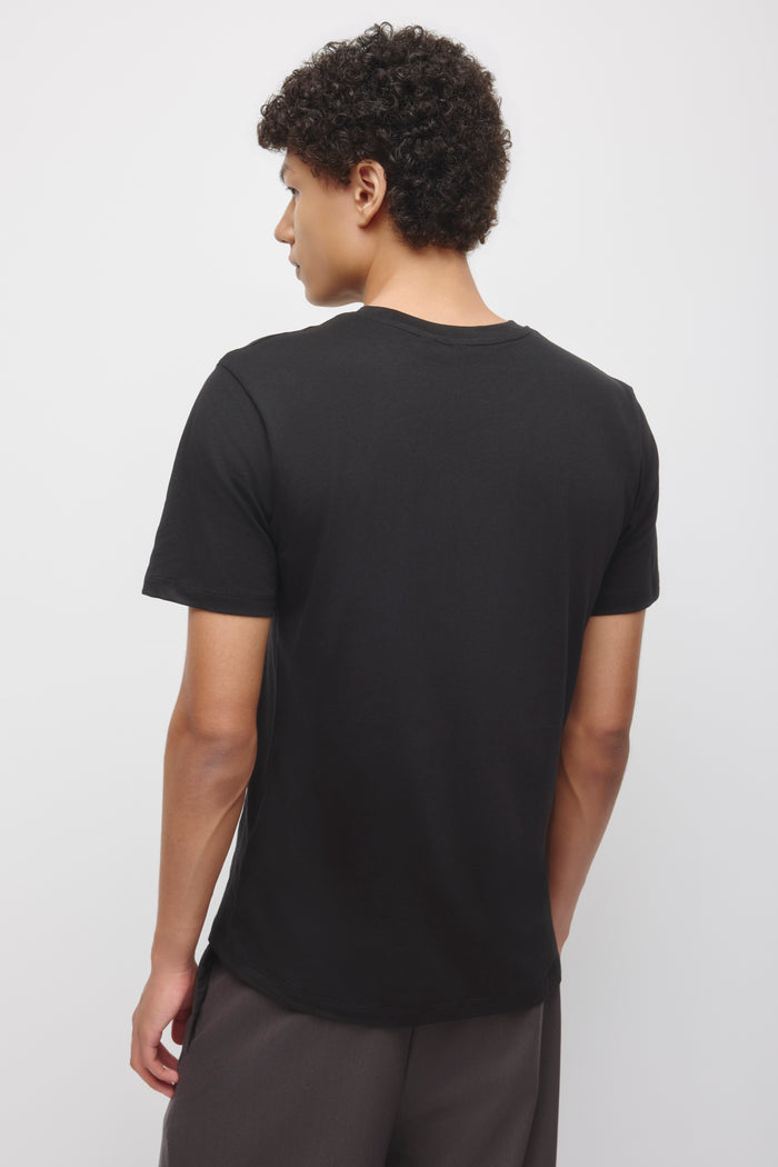 Men's Essential Crew in Black