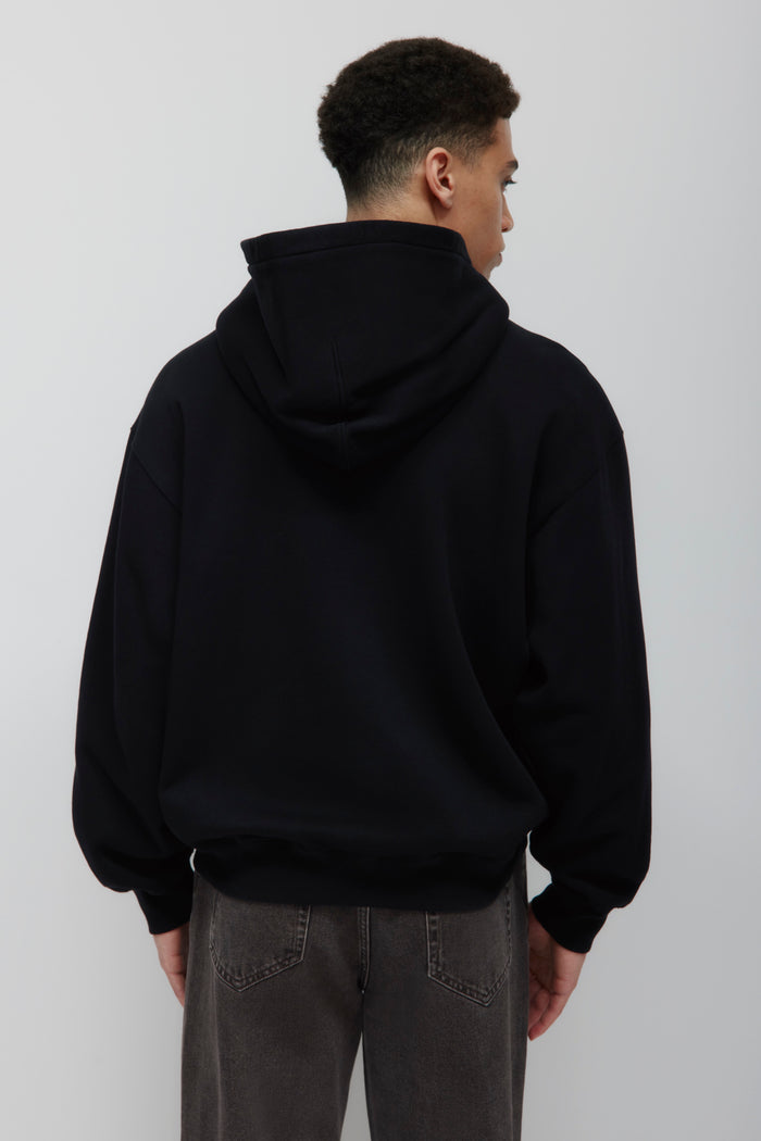 Men's Essential Zip Hoodie in Black