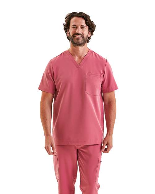Men's Limitless V-Neck Stretch Scrub Top