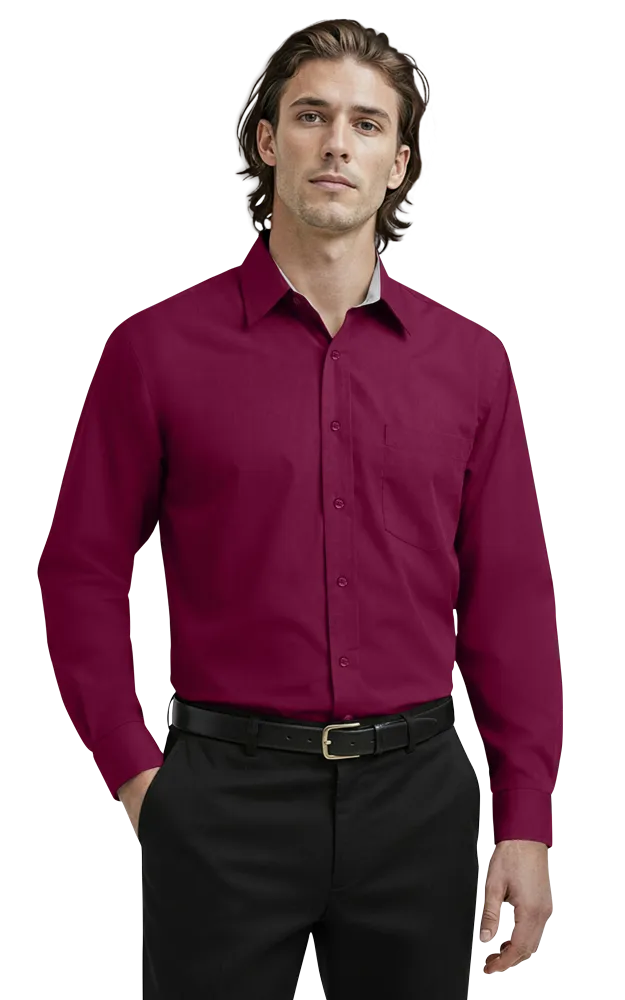 Men's L/S Fine Line Twill Shirt